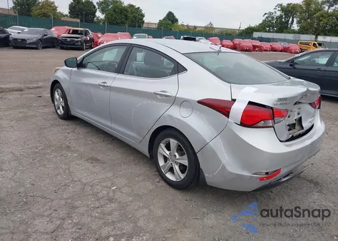 2016 Hyundai Elantra Value Edition from USA, damaged, VIN KMHDH4AE6GU52O651